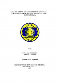 ANALISIS KEUANGAN DAN NON KEUANGAN PEMERINTAH DAERAH DALAM PENGELOLAAN APBD KOTA SURABAYA