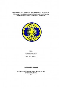 PENGARUH KINERJA KEUANGAN DAN KINERJA LINGKUNGAN TERHADAP NILAI PERUSAHAAN DENGAN CORPORATE SOCIAL RESPONSIBILITY SEBAGAI VARIABEL MODERASI