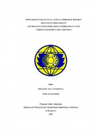 PENGARUH INTELLECTUAL CAPITAL TERHADAP KINERJA KEUANGAN PERUSAHAAN ( STUDI KASUS PADA PERUSAHAAN SEKTOR PERBANKAN DI BEI TAHUN 2015-2017