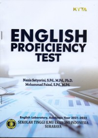 English Proficiency Test. Ed.1
