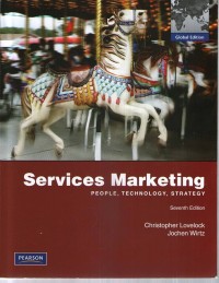 Services Marketing : People, Technology, Strategy. 7th Ed.