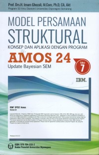 Model Persamaan Struktural Konsep dan Aplikasi dengan Program AMOS 24 Update Bayesiam, Ed.7